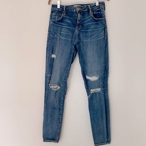 Ripped, High-waisted PacSun Denim Jeans